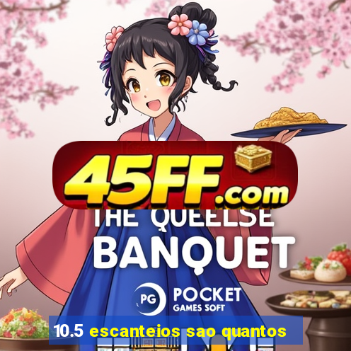10.5 escanteios sao quantos